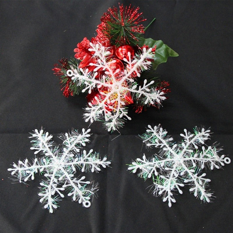 Plastic Snowflake Decor